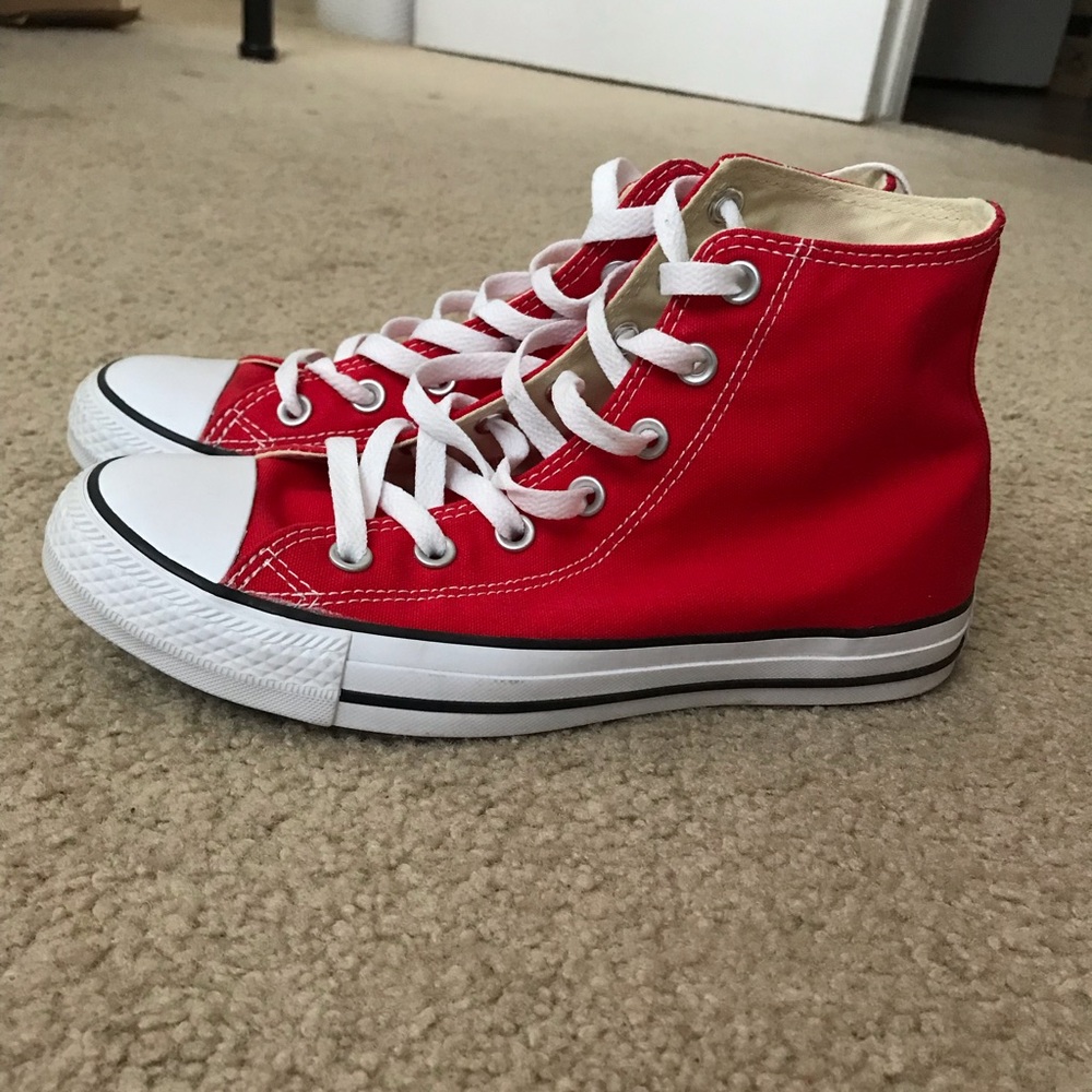 red high top converse